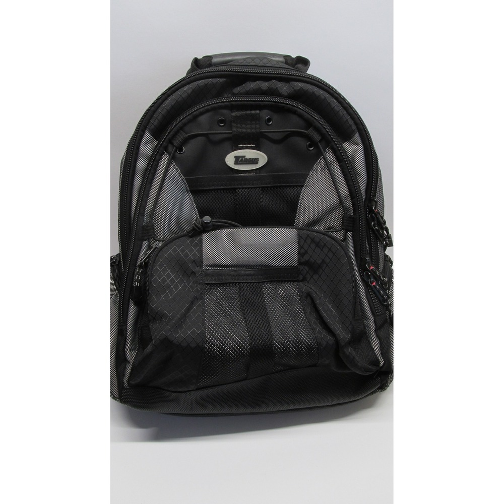 Targus Backpack Laptop Travel School Work Lightweight Black Gray TSB212